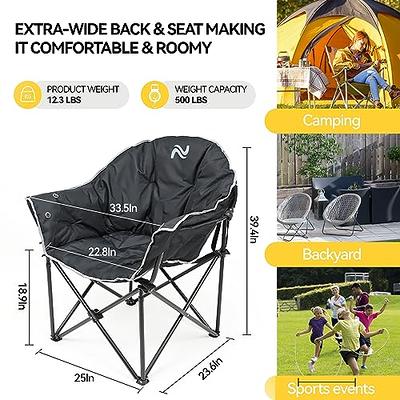  NAIZEA Heated Camping Chair, Oversized Portable