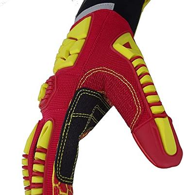 Seibertron HIGH-VIS HRC5 Rigger Excellent Grip Cut5 Handyman/Boxer Work  Gloves Abrasion Resistant Oil & Gas Drilling Safety Impact Protection Gloves  CE EN388 3541 S with 1 Black Glove Clip - Yahoo Shopping