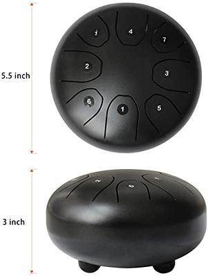 1 set of Kids Adults Steel Tongue Drum Percussion Instrument Portable  Tongue Drum