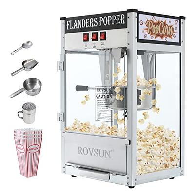 VEVOR Commercial Popcorn Machine, 12 Oz Kettle, 1440 W Countertop Popcorn  Maker for 80 Cups per Batch, Theater Style Popper with 3-Switch Control