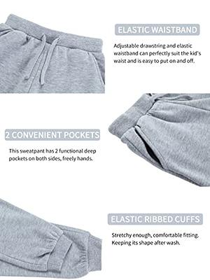 Unisex Zip Hoodie and Functional Drawstring Jogger Sweatpants Set for  Toddler