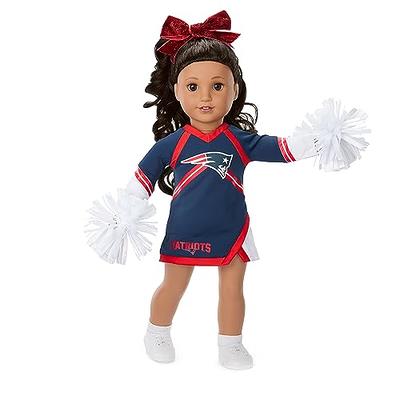 American Girl New England Patriots Cheer Uniform 18 inch Doll Clothes with  Pom Poms, Navy and Red, 5 pcs, Ages 6+ - Yahoo Shopping