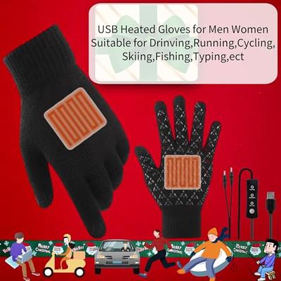 Electric 5V USB Heated Gloves for Men Women-Stay Warm with Cold Weather  Heating Gloves Camping Hand Warmers for Typing Driving Cycling Laptop  Anti-Slip Toasty Gloves Gifts for Birthday - Yahoo Shopping