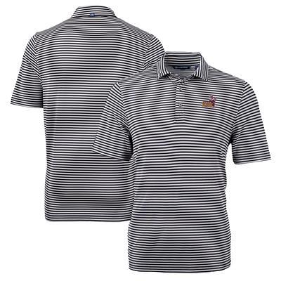 Men's Atlanta Braves Cutter & Buck Light Blue Virtue Eco Pique Tile Print  Recycled Polo