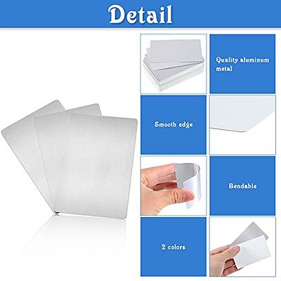 Sublimation Business Cards, Sublimation Business Card Blanks, 0.22