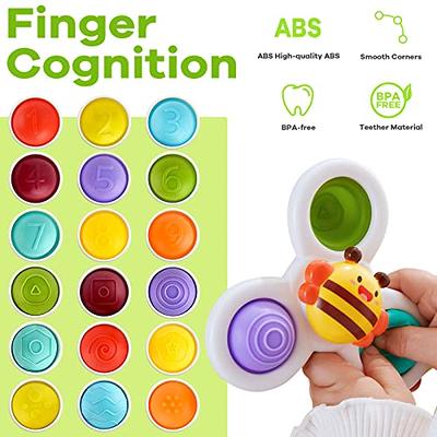 Baby Products Online - Suction cup spinner toys, baby bath toys 1 2 gift  for 3-year-old girl, sensory toys for toddlers 1-3, spinner toys for babies  3-6 months, 6 to 12 months, 12-18 - Kideno