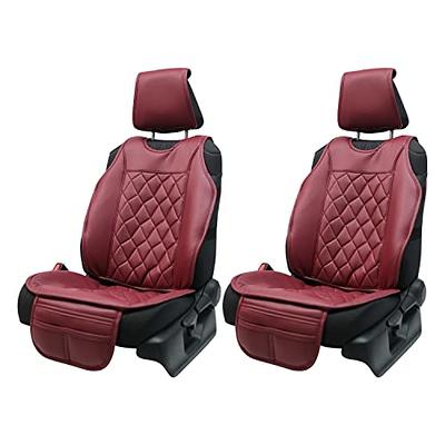 NS Yolo Full Coverage Faux Leather Car Seat Covers Universal Fit for Cars,SUVs and Pick-Up Trucks with Waterproof Leatherette in Auto Interior 21-02