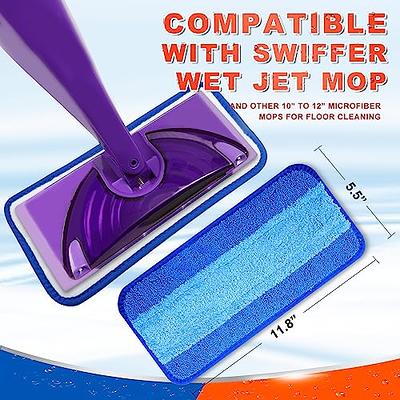 Reusable Mop Pads Compatible with Swiffer Wet Jet Mops, Wet Jet Pads  Refills Reusable Microfiber Mop Pads Washable Mop Refill Pads Wet Pads for  Floor