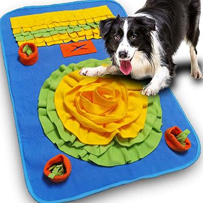 All For Paws Dog Snuffle & Nosework Training Feeding Mat with Squirrel Toy  