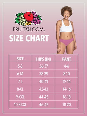 Fruit of the Loom Women's Breathable Micro-Mesh Low-Rise Brief Underwear, 6+2  Bonus Pack - Yahoo Shopping