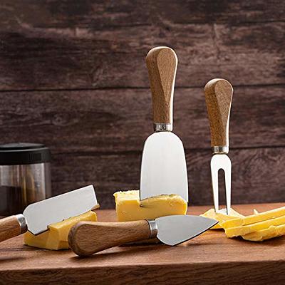 YIFARUBE 5 Pieces Cheese Spreader Knife Set, Mini Serving Tongs, Stainless  Steel Multipurpose Butter Spreader Knives - Yahoo Shopping