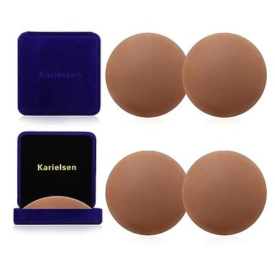 Karielsen Nipple Cover-Reusable Adhesive Nipple Covers for Women-Sticky  Silicone Nipple Pasties With beautifully Travel Box - Yahoo Shopping