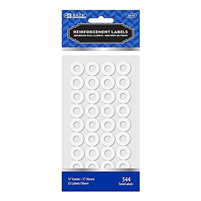 2 Box 500 Pack 0.25 Inch Hole Reinforcement Labels, Self