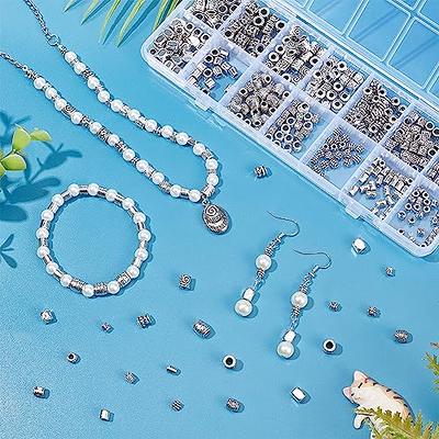 Tibetan Silver Spacer Beads for Jewelry Making Flat Beads for Jewelry Making Supplies for Adults Small Seed Beads for Necklace Earring Bead Bracelet