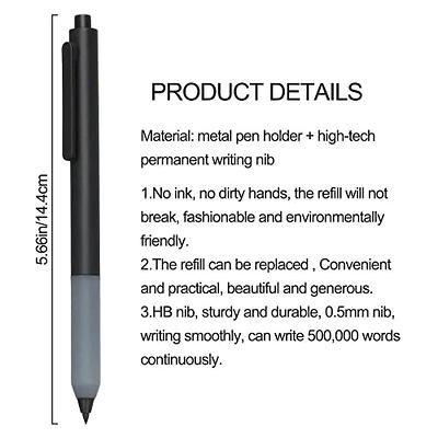 LELEBEAR Black Technology Pencil, Infinity Pencil With Eraser