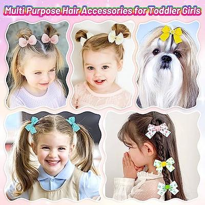 400PCS Baby Toddler Hair Ties, Elastic Hair Rubber Bands for Girls