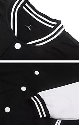 Mens Slim Fit Varsity Baseball Jacket