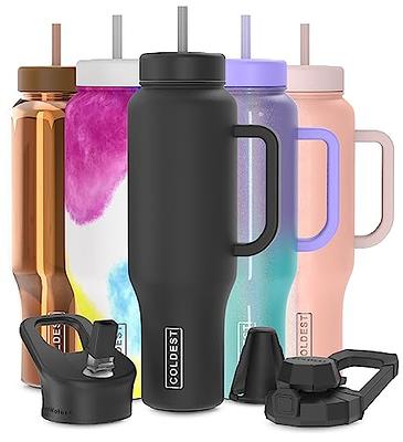 COLDEST Limitless Bottle - Water Bottle with Handle and 3 lids