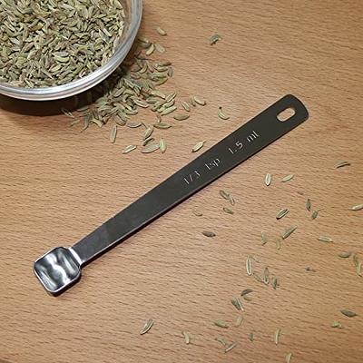 BERYLER® 1/3 Teaspoon(1/10 Tbsp | 1.5 mL | 1.5 cc | 0.05 oz) Single  Measuring Spoon, Small Measuring Spoon Only, Individual Tiny Measuring  Spoons