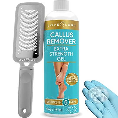 Foot Callus Remover Gel 6oz By Love, Lori - Callus Remover For Feet & Dead  Skin Remover For Feet - Works With Foot Scrubber, Pumice Stone For Soft