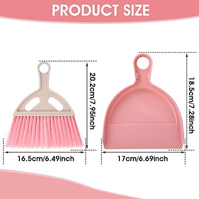 Mini Dustpan and Brush Set Portable Table Top Cleaning Brush and Dustpan Set  Dining Table Crumb