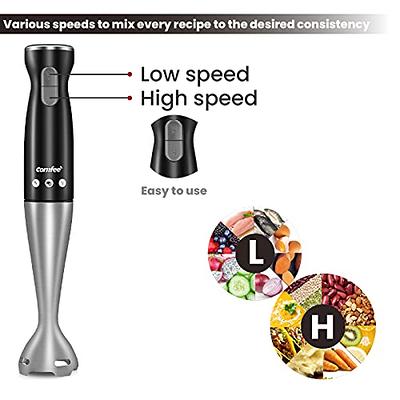 Immersion Hand Blender, Utalent 5-in-1 8-Speed Stick Blender with