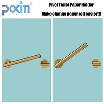 POKIM Gold Toilet Paper Holder Wall Mounted for Bathroom Excellent