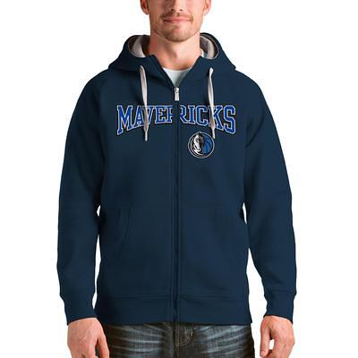 Men's Antigua Navy Dallas Cowboys Team Victory Full-Zip Hoodie