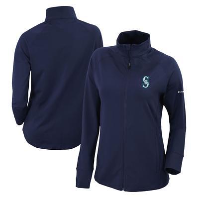 Seattle Mariners Antigua Big & Tall Generation Quarter-Zip Pullover Jacket - Gray