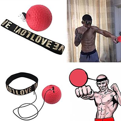 Boxing Reflex Ball,Training Ball with Headband Boxing Equipment for Kids &  NEW.