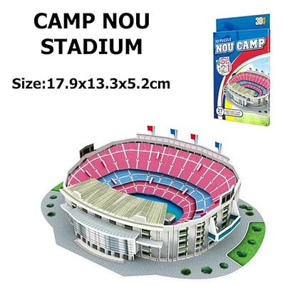 Classic Football Stadium Puzzle,3D Puzzle Soccer Club Venues,3D Paper Model  Building Puzzle Kit, Soccer Stadium Souvenir Gift,Handmade Puzzle