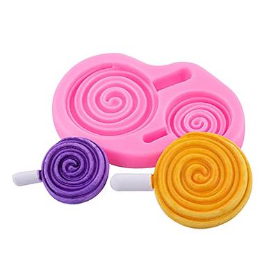 Sakolla 2 PCS Round Chocolate Cookie Molds, Cylinder Silicone Mold, Perfect  for Chocolate Covered Oreos, Cake, Candy, Pudding, Mini Soap