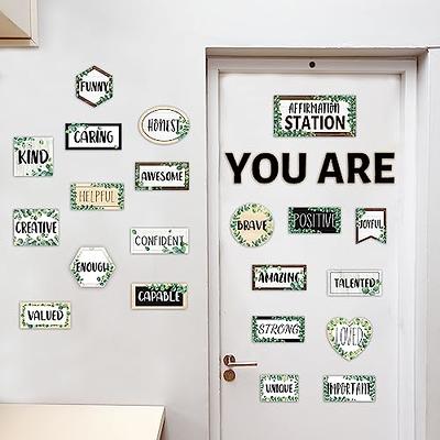 50pcs Inspirational Quote Stickers Vision Board Supplies, Positive