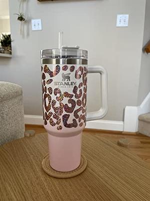 Monogram Pink Leopard Tumbler