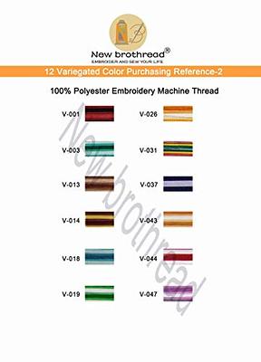 New brothread Embroidery Machine Thread Kit Including 40 Brother Color