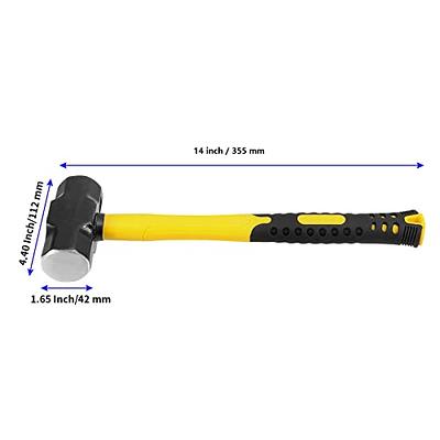 C&T 6-Piece Hammer Set, Fiberglass Handle & Mallet Set, With Shock  Reduction Grip, Metal Working | Garage Home Kit | Mechanic Tools | Sledge  Hammer 