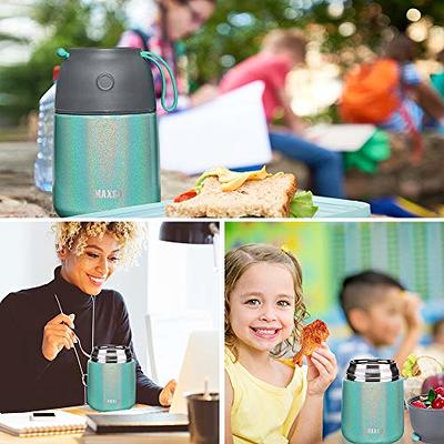 Funkrin 16oz Thermos for Hot Food, Stainless Steel Lunch Box for Kids  Adults, Insulated Food Jar with Folding Spoon, Vacuum Leak Proof Soup  Container for Hot & Cold Food - Yahoo Shopping