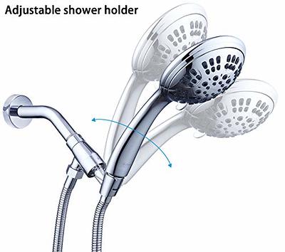 All Metal Hand Held Shower Head Holder Universal Shower Arm Mount