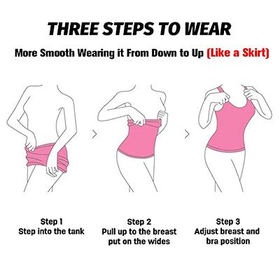 Women Tummy Control Shapewear Tank Tops, Seamless Body Shaper