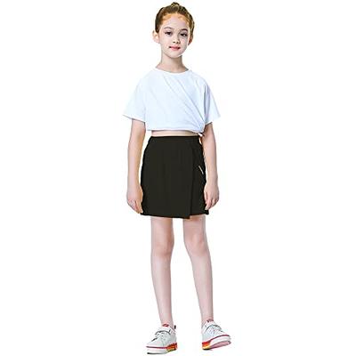  ALAVIKING Girls Cotton Shorts Athletic Running Shorts