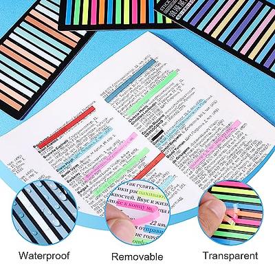 PARTSPOWER Transparent Pastel Sticky Notes, Clear Sticky Tabs - Translucent  Page Flags Book Markers, Perfect for Reading Annotating, Bible Journaling  School Study Office School Supplies - Yahoo Shopping