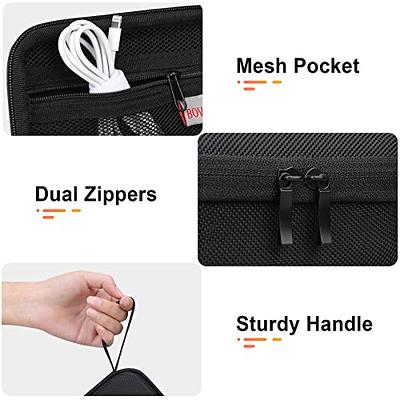 BOVKE Carrying Case for Handheld Mesh Nebulizer Machine for Adults and  Kids, Cool Mist Steam Inhaler Portable Nebulizer Holder with Extra Pocket  for Cables, Batteries, Black (CASE ONLY) - Yahoo Shopping
