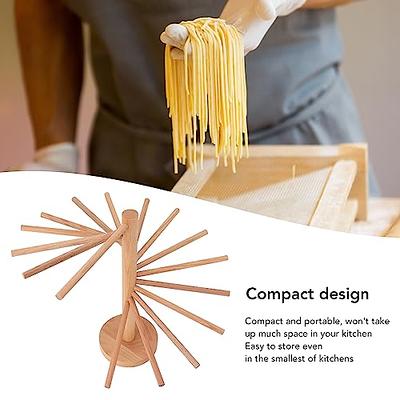 Wood Pasta Drying Rack, Collapsible Homemade Pasta Drying Rack with 18  Bars, Household Noodle Dryer Rack Hanging Spaghetti Stand Dryer for Home  Kitchen - Yahoo Shopping