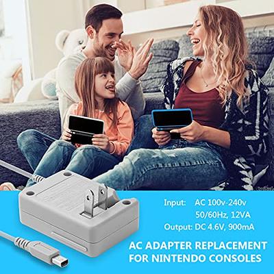 CE Compass 3DS AC Adapter Charger, Power Supply Replacement Fit for New Nintendo  3DS, 3DS XL, 2DS, 2DS XL, DSi XL, Dsi, DS Game Console