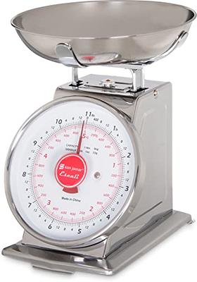 Precise Portions Analog Food Scale Stainless Steel Mechanical