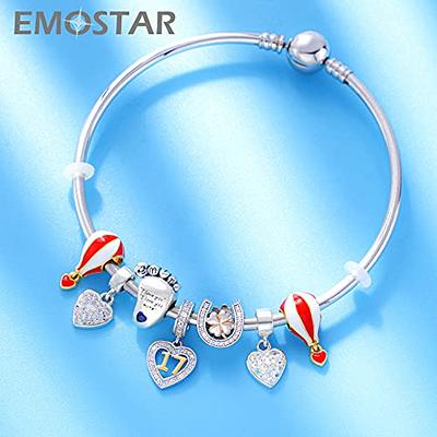 Buy Valentine Day Gifts for Girlfriend and Wife Jewelry Charm Bracelet  Charms for Pandora Green Xmas Birthday Gift Teenage 7.1