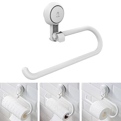 C-LARSS Wall Mount Suction Cup Tissue Holder Multifunctional Bathroom Towel  Toilet Roll Paper No Drilling Toilet Tissues Holder for Bathroom, Kitchen,  Washroom White - Yahoo Shopping