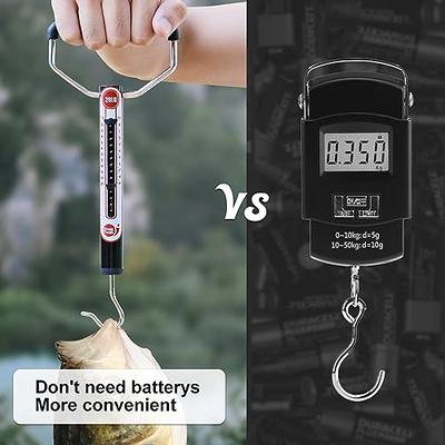 NUTRI FIT Digital Luggage Scale Portable Hanging Scale 165lb/75kg with  Backlit LCD