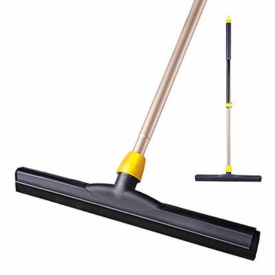 YONILL Floor Squeegee for Concrete Floor - 50 Squeegee Broom with Long  Handle for Tile Floor, Heavy Duty Foam Floor Water Wiper for Garage,  Shower