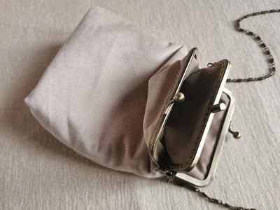 Dual Clasp Leather Coin Purse